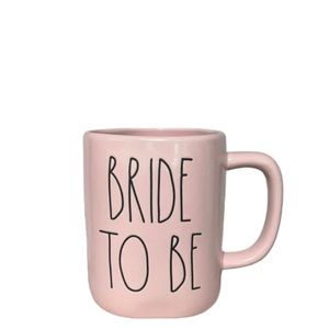 NEW Rae Dunn Pink FIANCÉ Mug Engagement Gift Farmhouse Style
